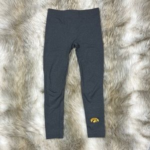 Zoozats Iowa Hawkeye Fleece Lined Leggings, S/M